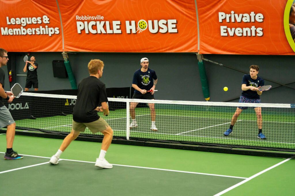 Robbinsville Pickle House pickleball tournament players