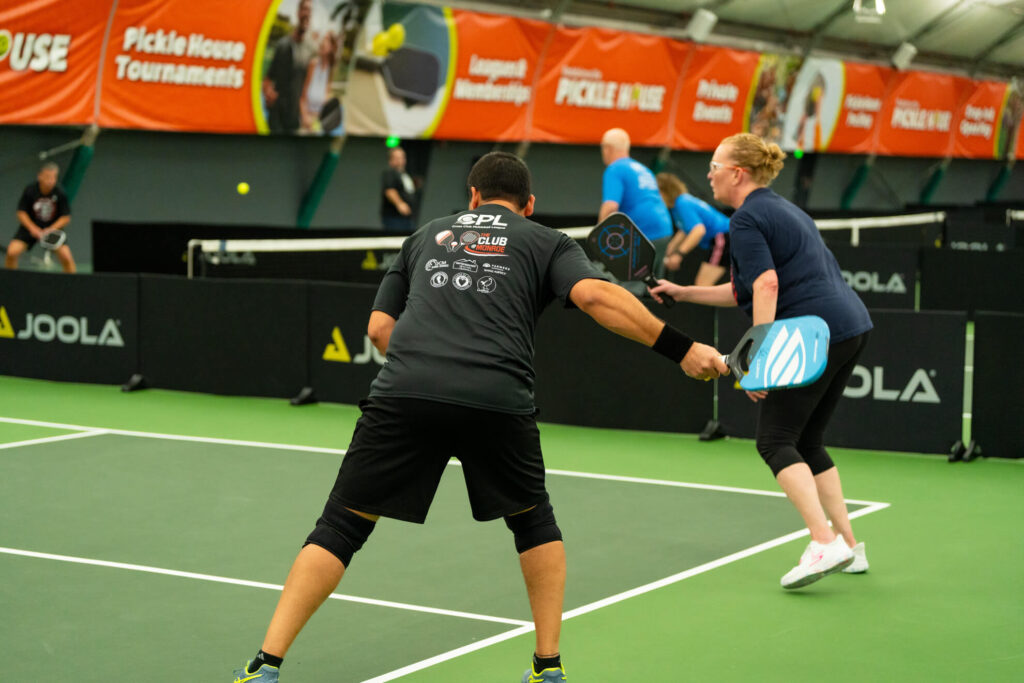 Robbinsville Pickle House pickleball tournament players