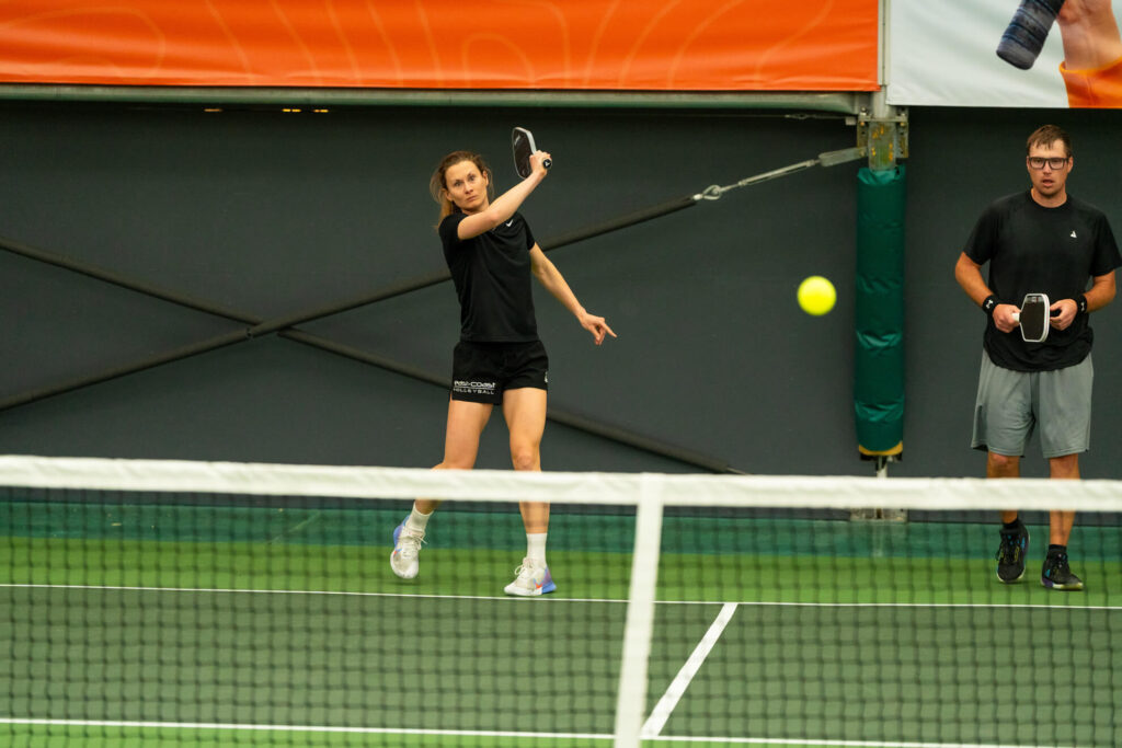 Robbinsville Pickle House pickleball tournament players