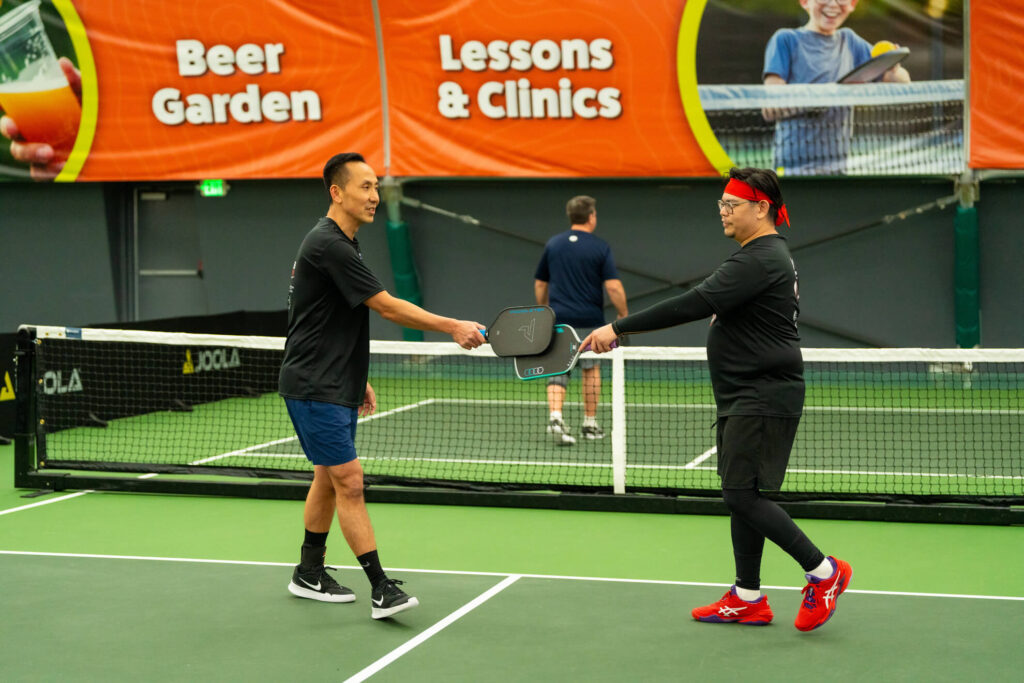Robbinsville Pickle House pickleball tournament players