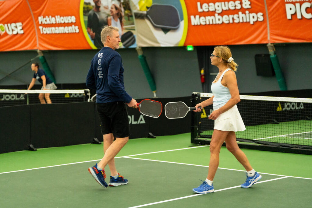 Robbinsville Pickle House pickleball tournament players