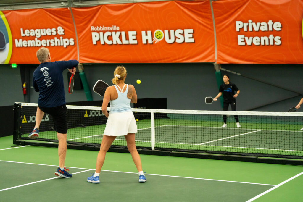 Robbinsville Pickle House pickleball tournament players
