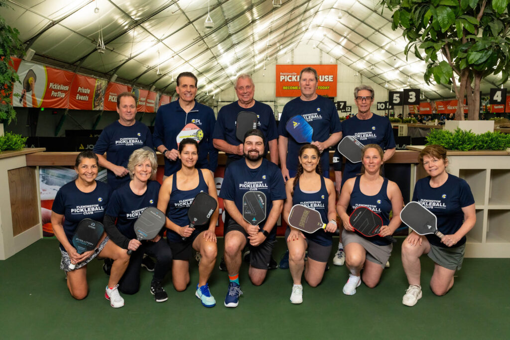 Robbinsville Pickle House pickleball tournament players