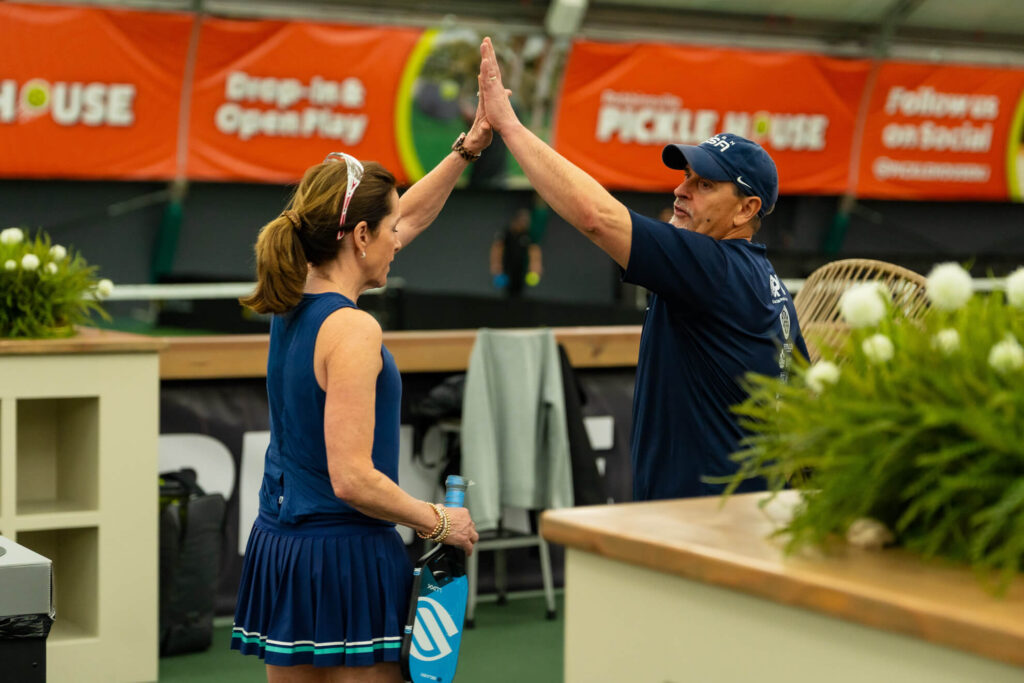 Robbinsville Pickle House pickleball tournament players