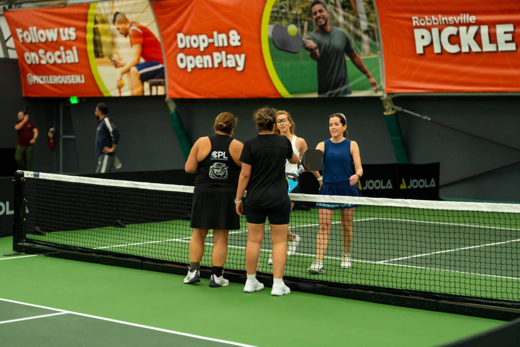 Robbinsville Pickle House pickleball tournament players