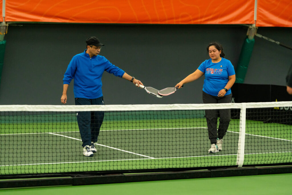 Robbinsville Pickle House pickleball tournament players