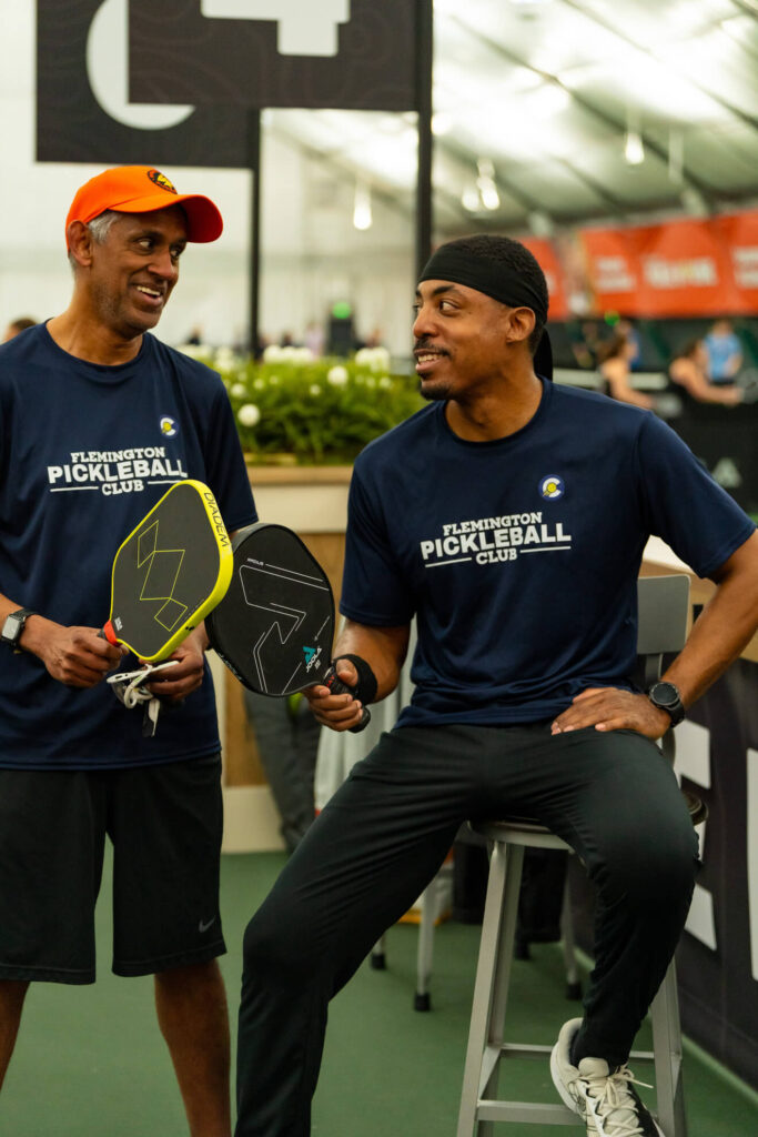 Robbinsville Pickle House pickleball tournament players