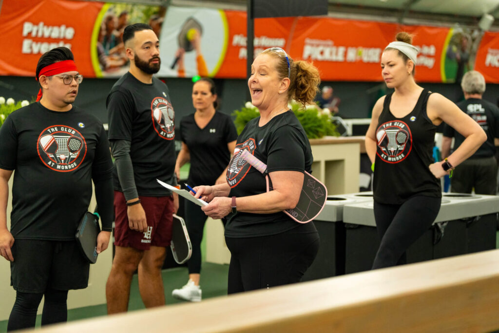 Robbinsville Pickle House pickleball tournament players