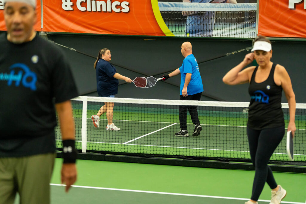 Robbinsville Pickle House pickleball tournament players