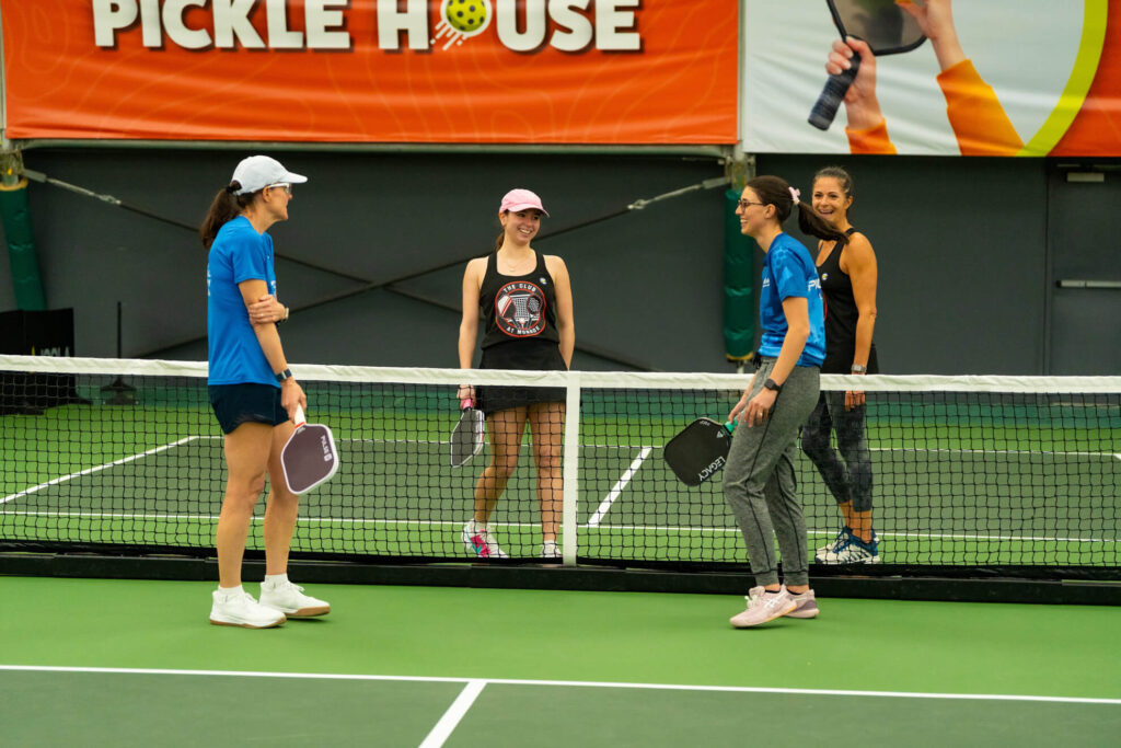 Robbinsville Pickle House pickleball tournament players