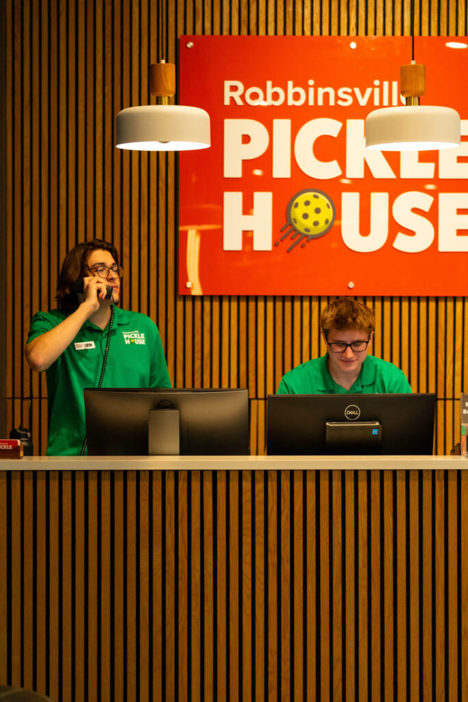 Robbinsville Pickle House front desk
