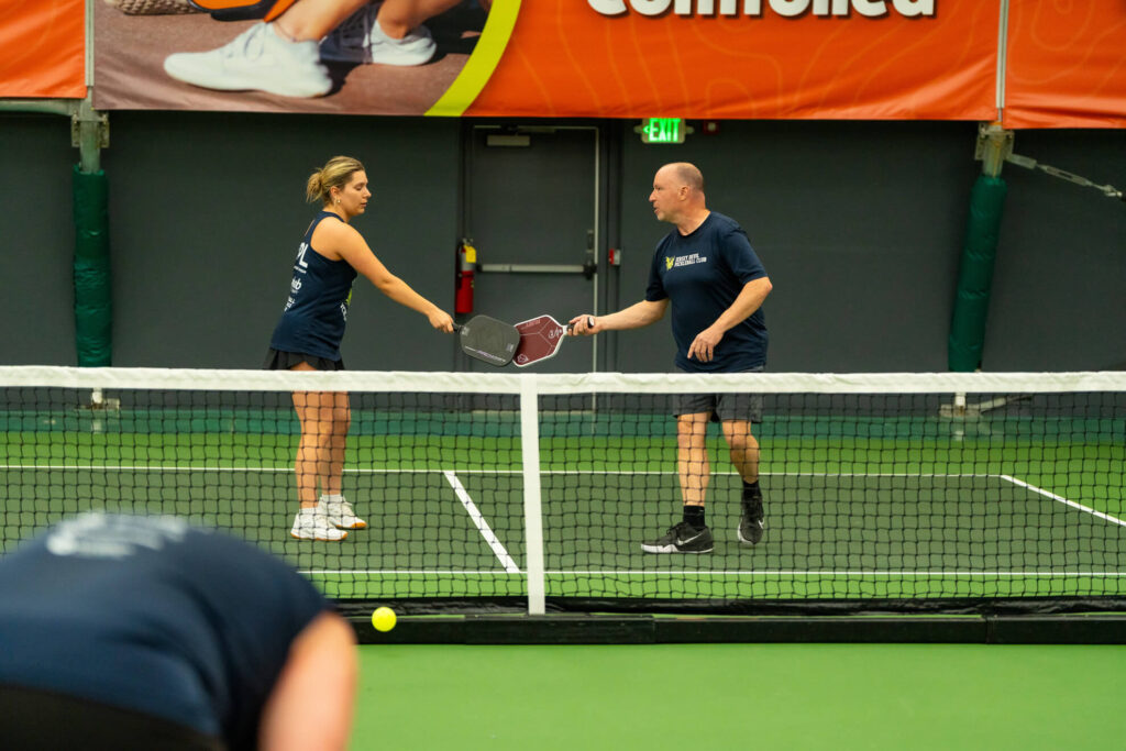 Robbinsville Pickle House pickleball tournament players