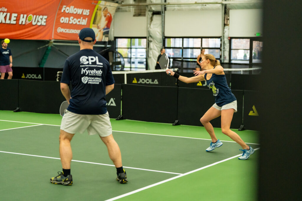 Robbinsville Pickle House pickleball tournament players