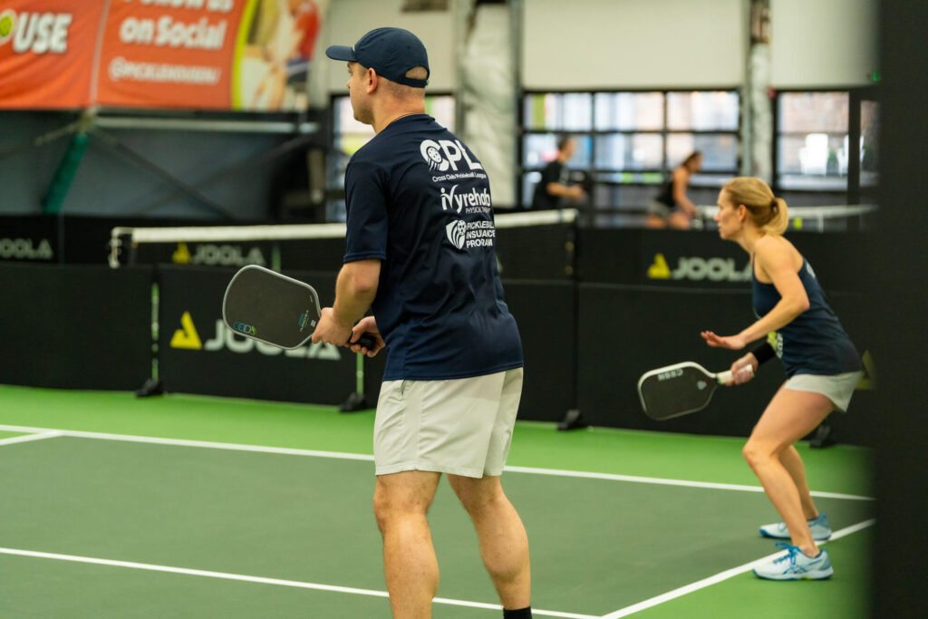 Robbinsville Pickle House pickleball tournament players