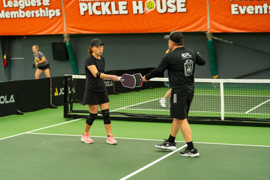 Robbinsville Pickle House pickleball tournament players