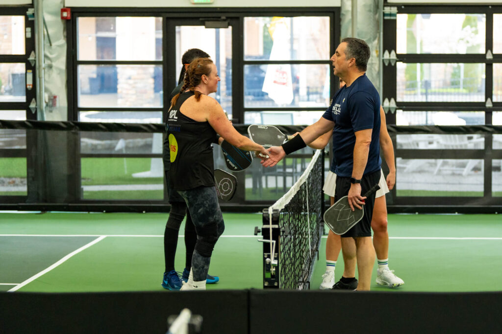 Robbinsville Pickle House pickleball tournament players