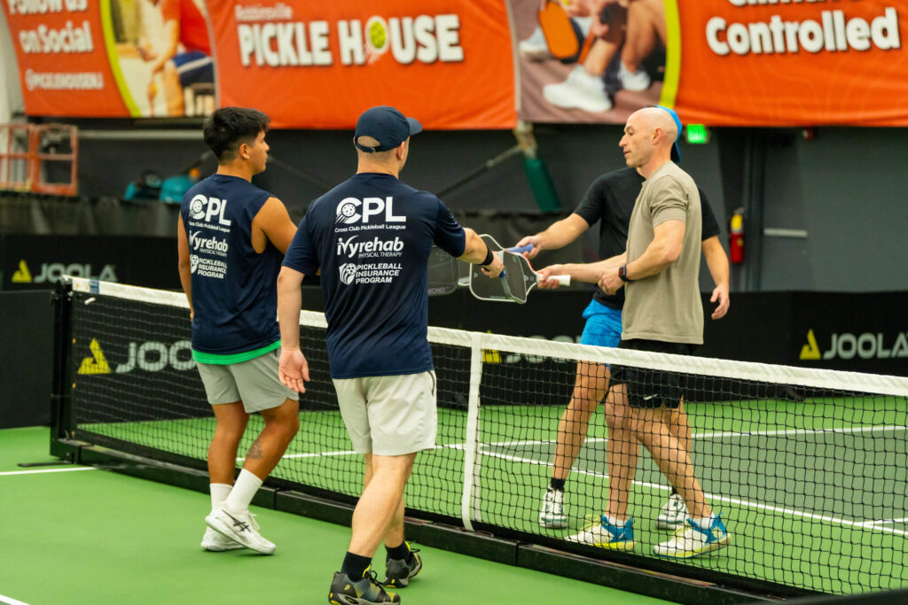 Robbinsville Pickle House pickleball tournament players
