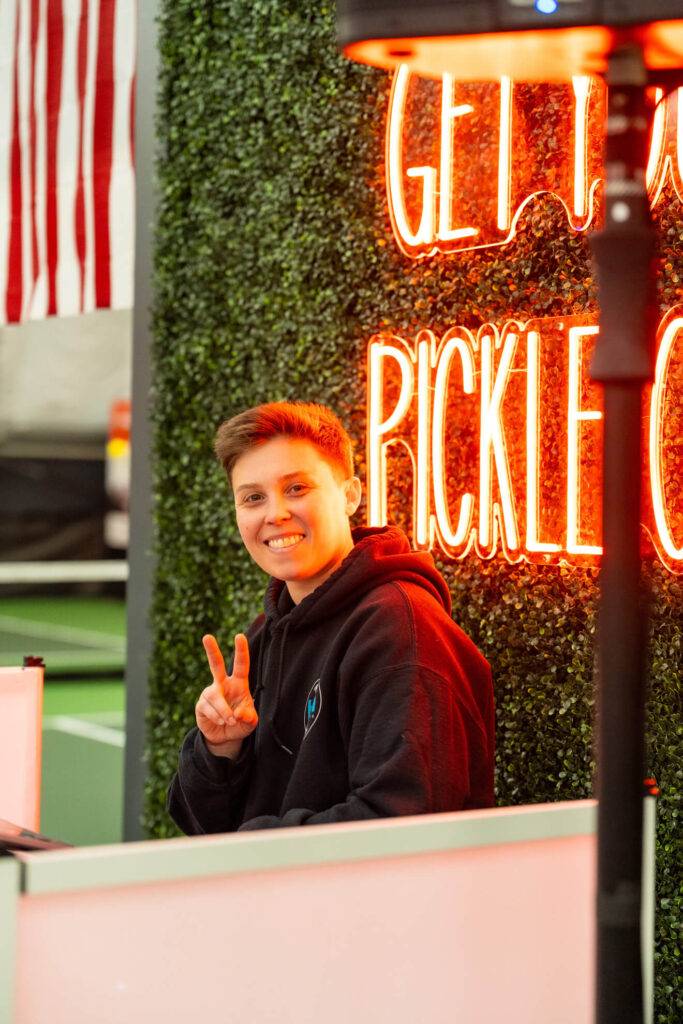 Robbinsville Pickle House neon sign