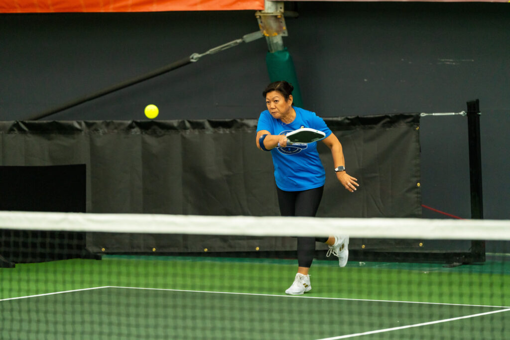Pickle House tournament players on the pickleball court