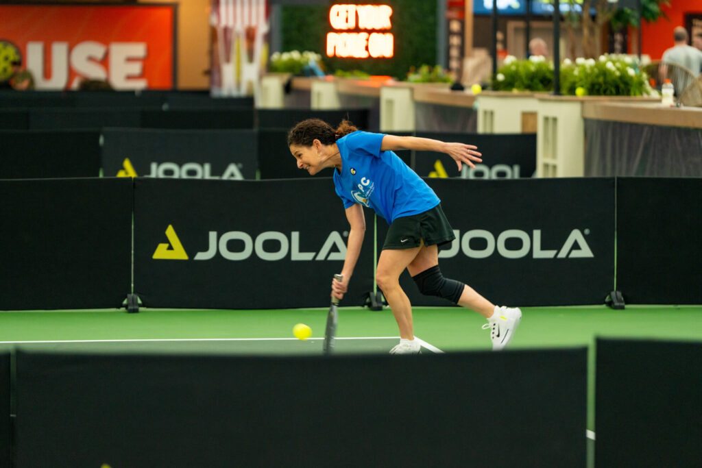 Pickle House tournament players on the pickleball court