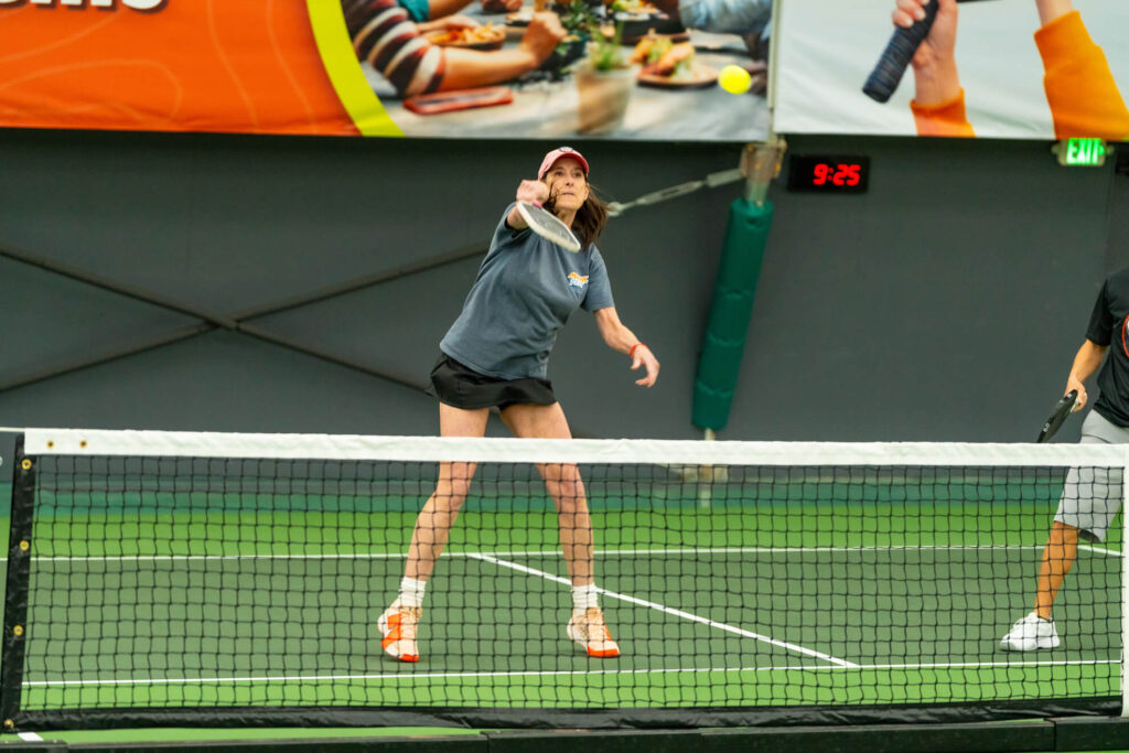 Pickle House tournament players on the pickleball court