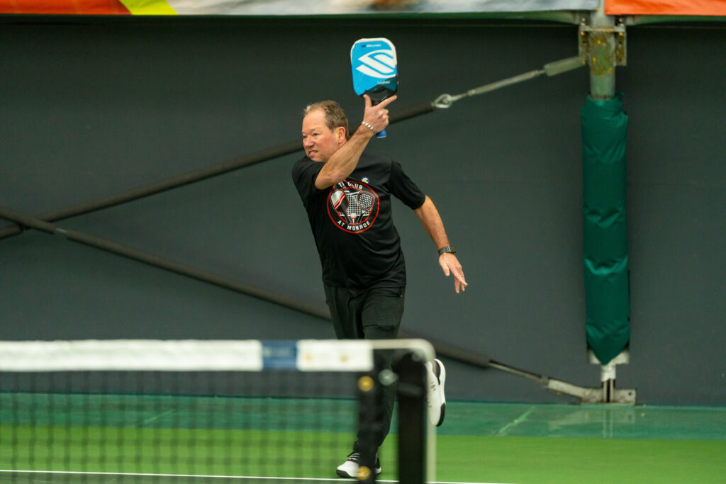 Pickle House tournament players on the pickleball court